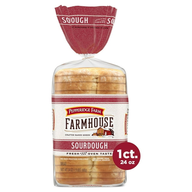 Pepperidge Farm Farmhouse Sourdough Bread, 24 oz Loaf(pack of 3)