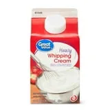 Great Value Heavy Whipping Cream, 16 oz Carton, Refrigerated