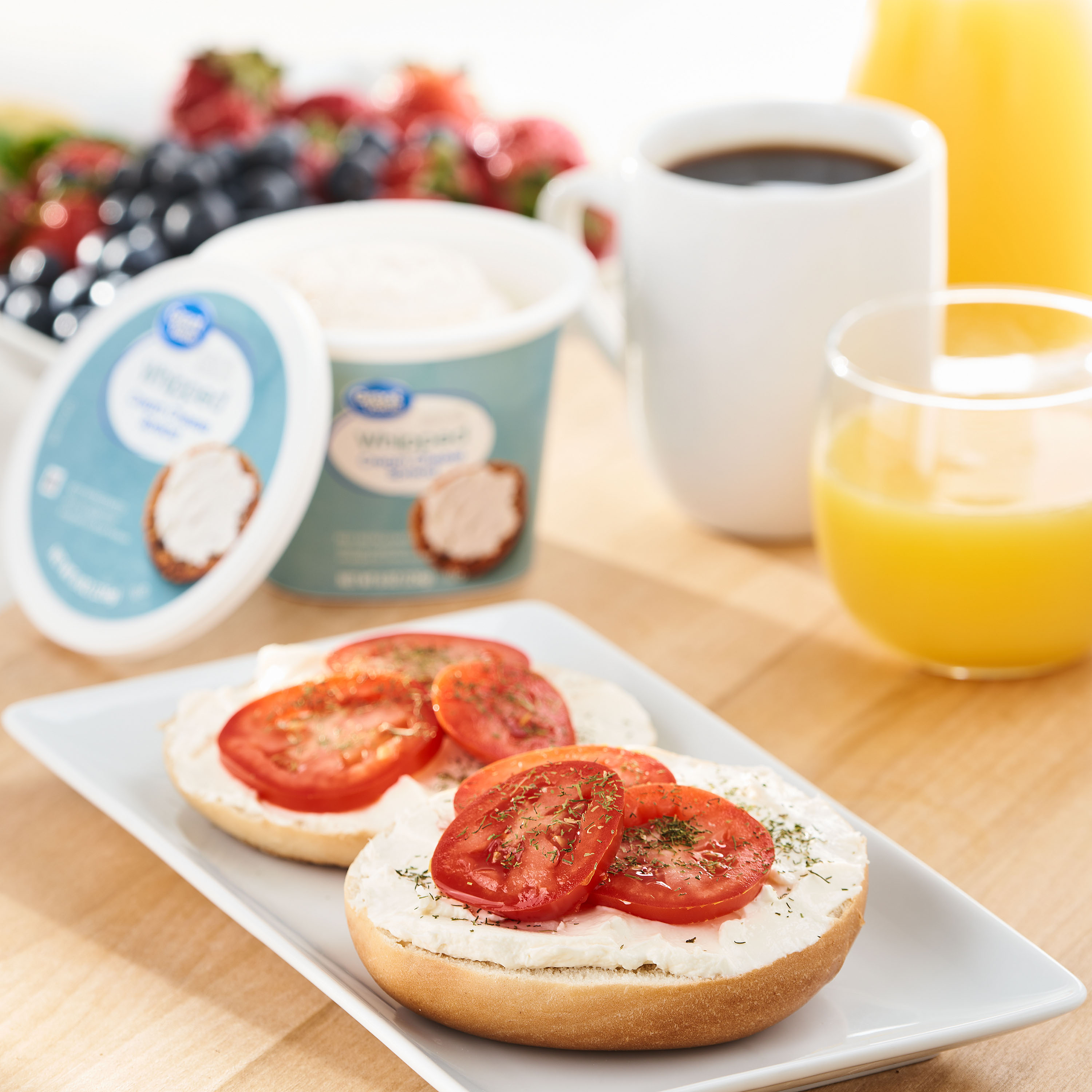 Great Value Whipped Cream Cheese Spread, 8oz Tub thumbnail 2