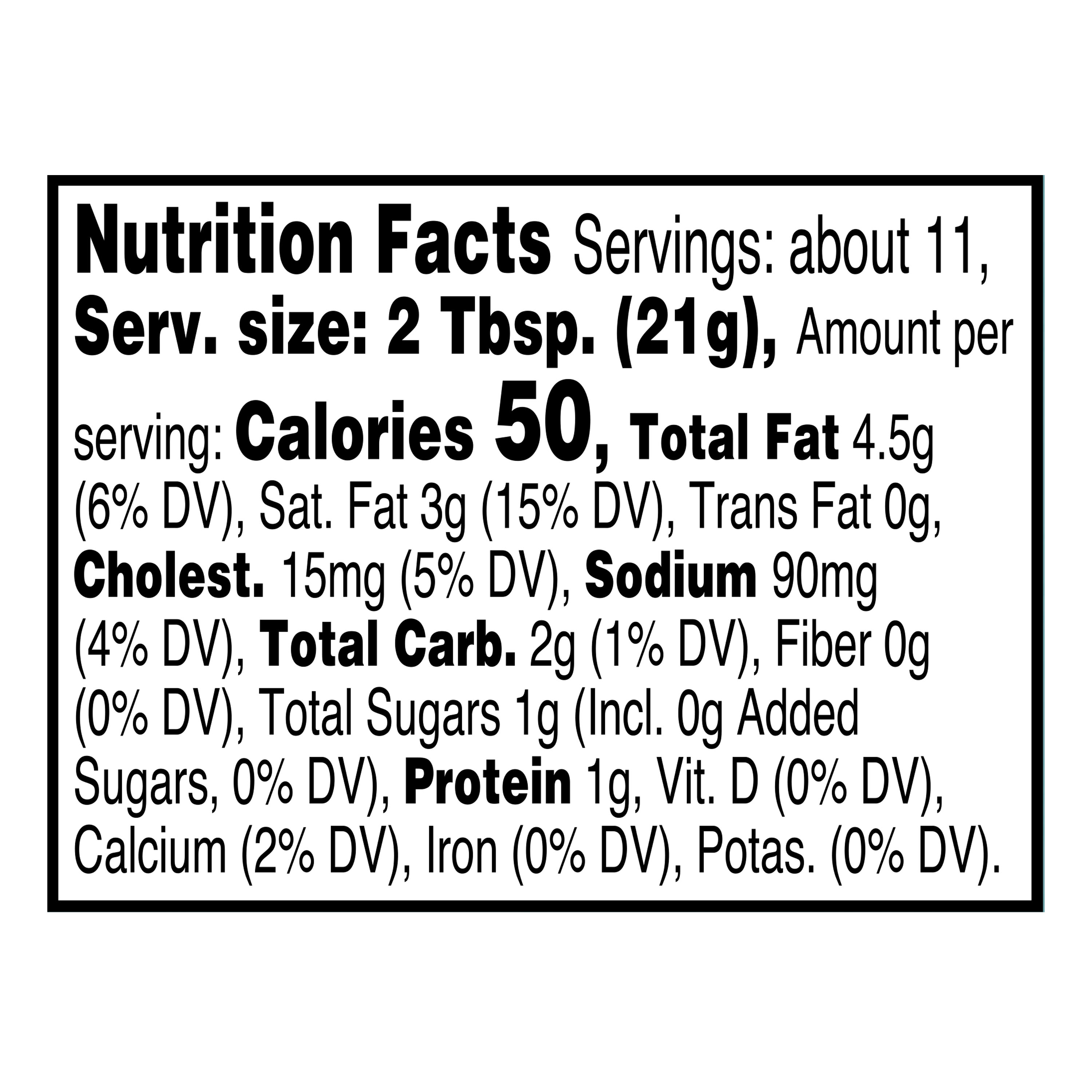 Great Value Whipped Cream Cheese Spread, 8oz Tub thumbnail 3