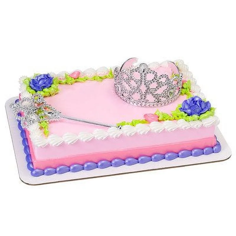 A Birthday Place Princess Crown Tiara and Scepter Cake Decorating Set