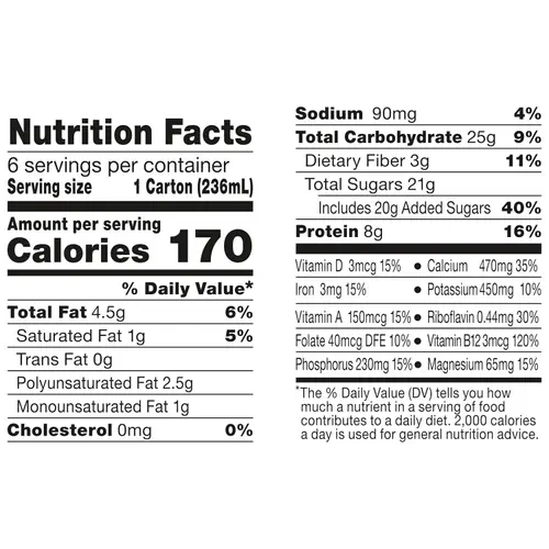 Silk Shelf-Stable Soy Milk Singles, Chocolate, Dairy-Free, Vegan, Non-GMO Project Verified, 8 oz., 6 Pack thumbnail 4