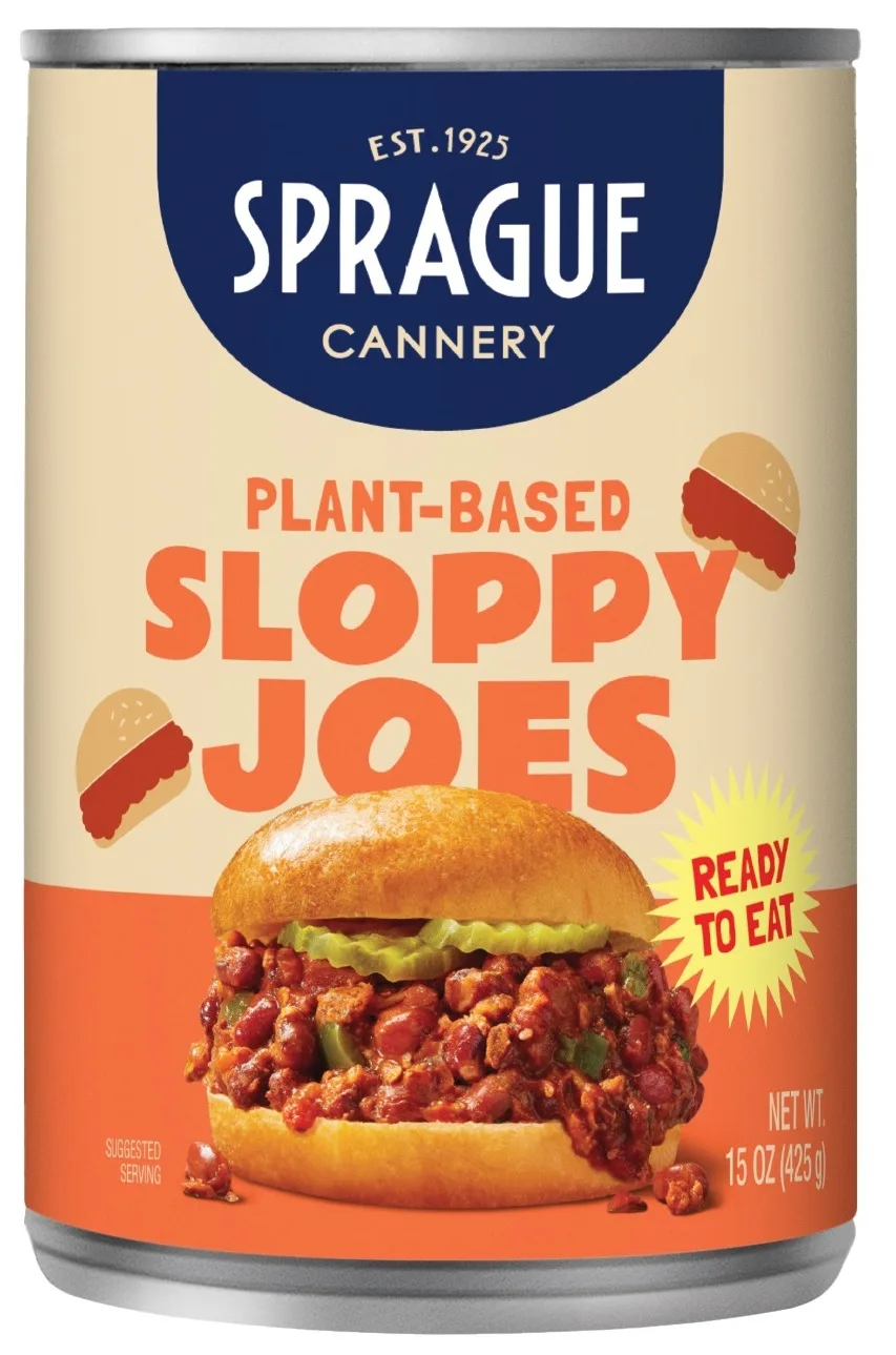 Sprague Foods Brand - Vegan Sloppy Joes, Just Heat and Eat, Preservative Free, Easy Open 15oz Can