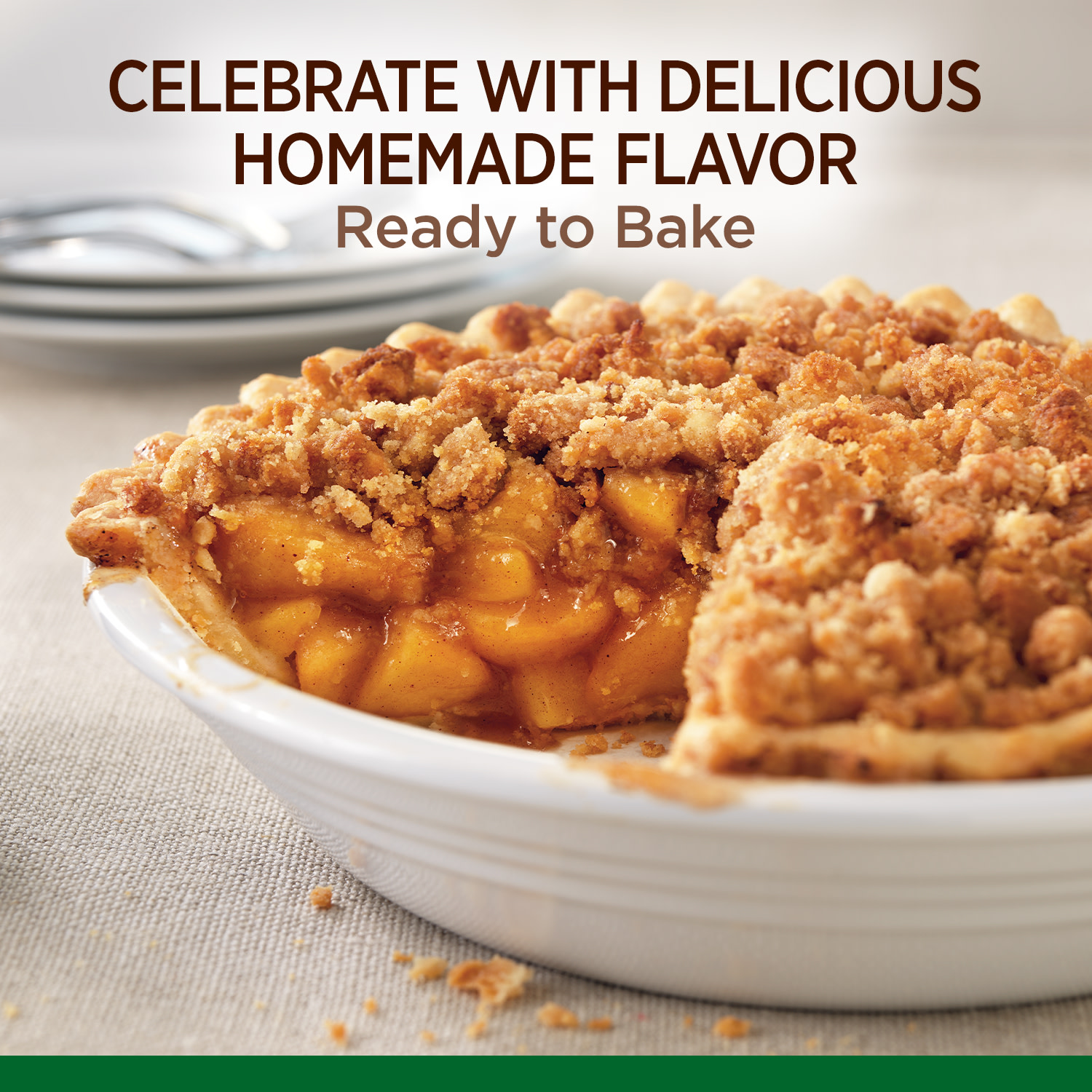 Marie Callender's Dutch Apple Pie, Frozen Dessert, 38 oz (Frozen) thumbnail 2