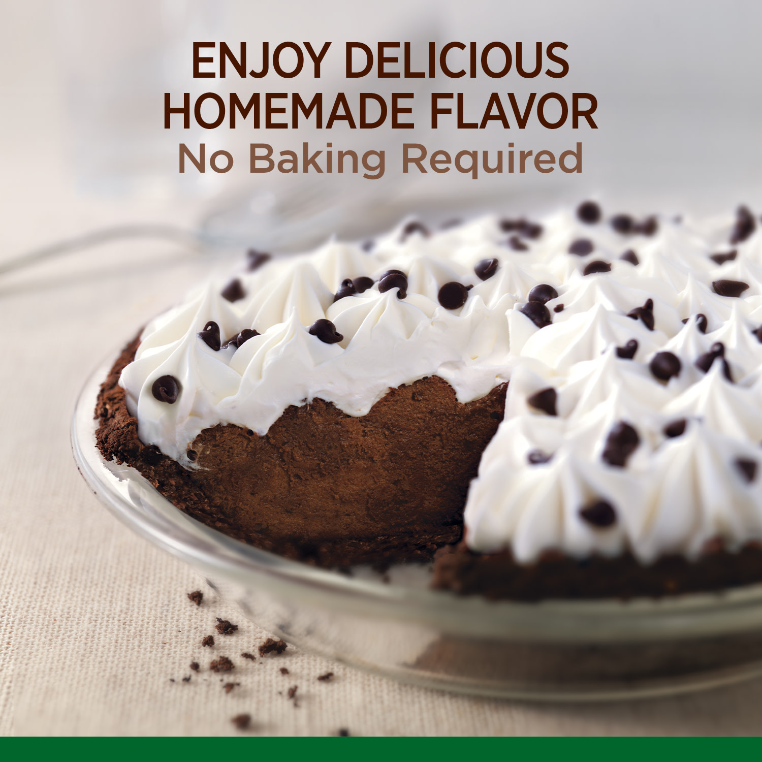 Marie Callender's Chocolate Satin Pie, Frozen Dessert, 25.6 oz (Frozen) thumbnail 2