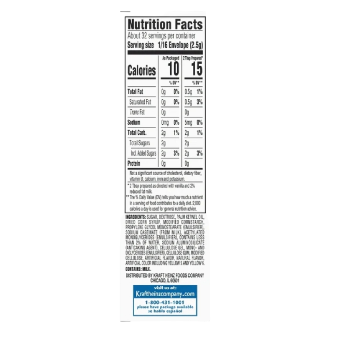 Dream Whip Whipped Topping Mix 2.6 oz (2 pack) and 8in Silicone Spatula (Color Varies) thumbnail 3