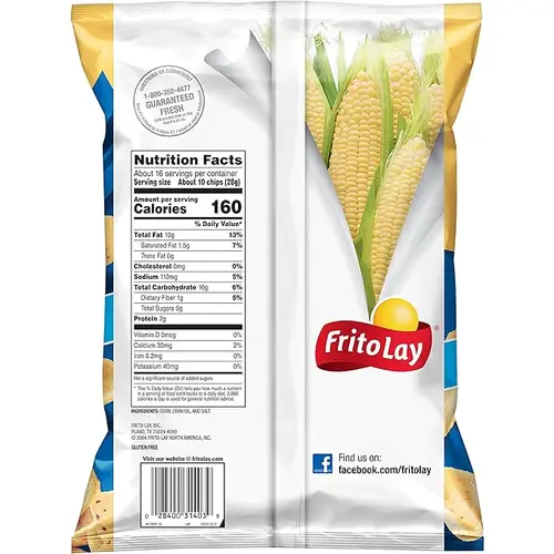 Fritos Scoops Original Corn Chips Party Size, 15.5 Ounce thumbnail 2
