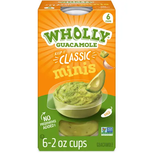 WHOLLY GUACAMOLE Minis Paste, Classic, 12oz, 6 Pack thumbnail 3