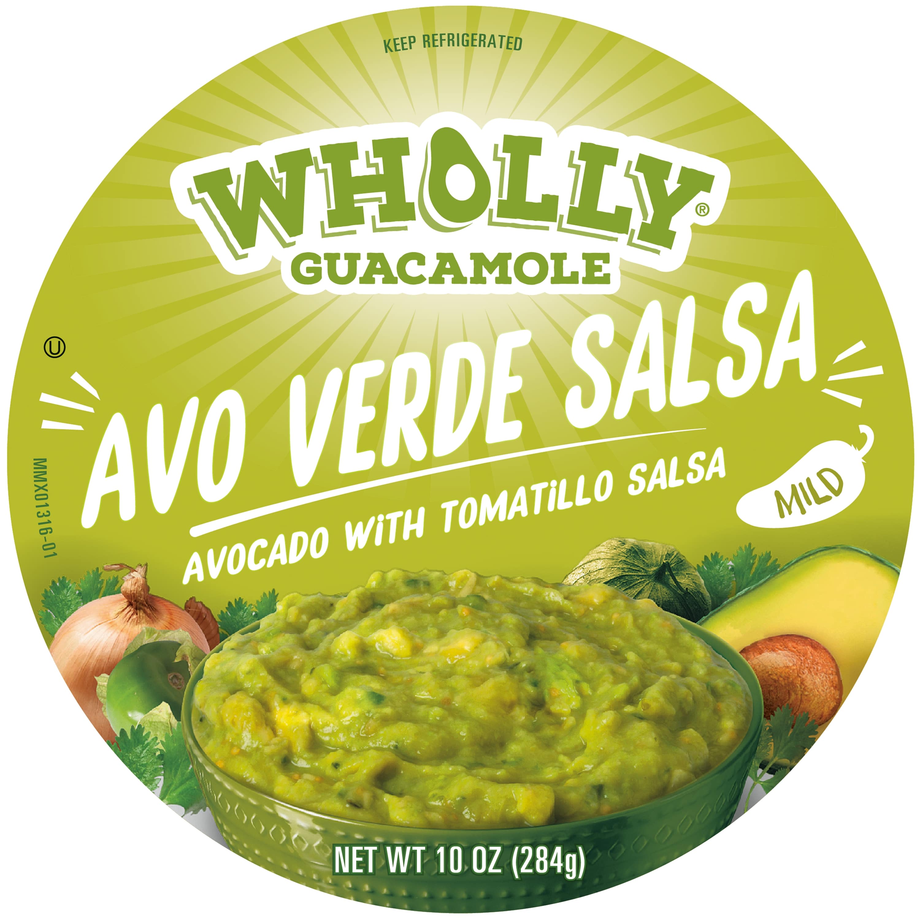 WHOLLY Guacamole Avocado Verde Salsa 10 oz thumbnail 2