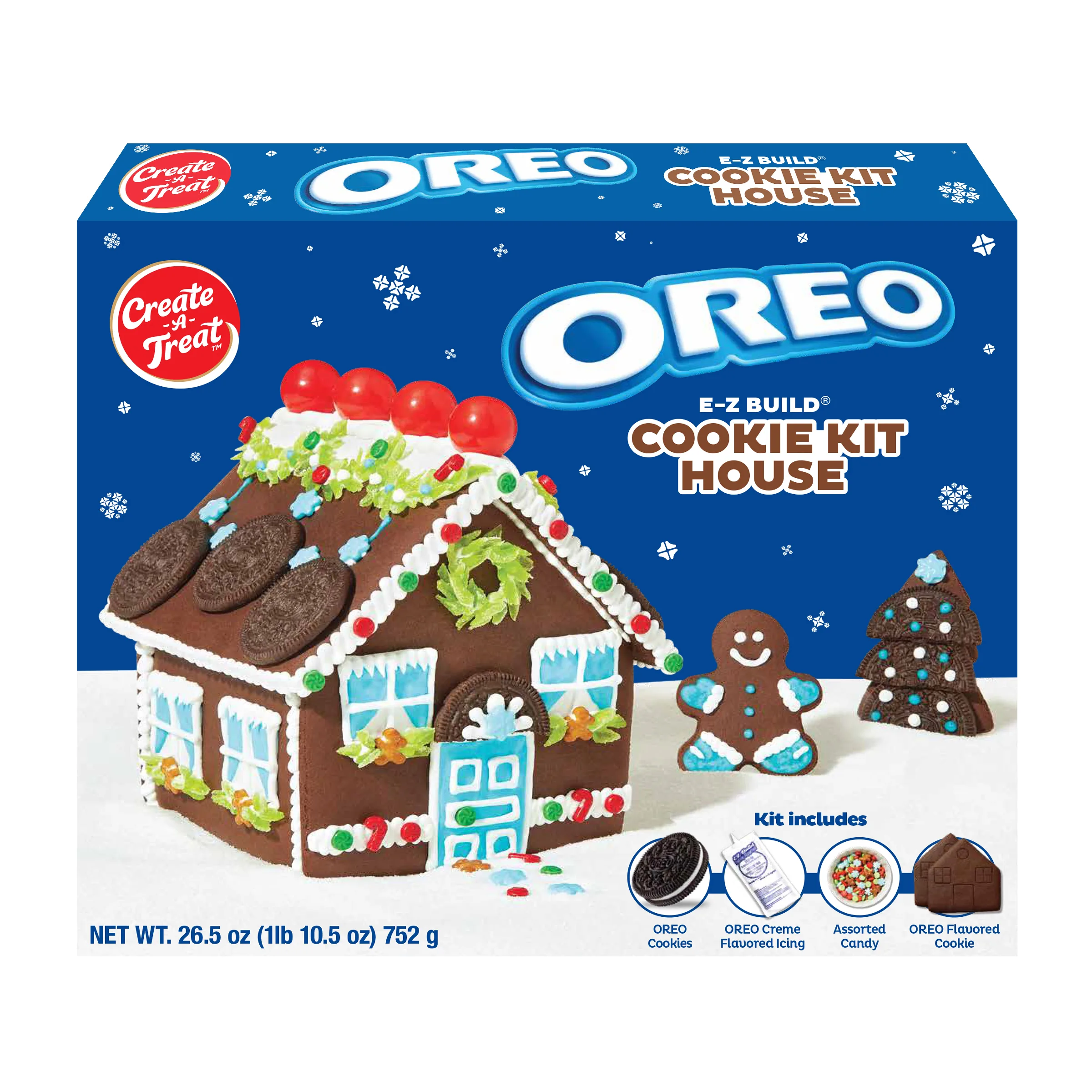 Create a Treat OREO E-Z BuildÂ® Cookie House Kit, Regular, 26.5