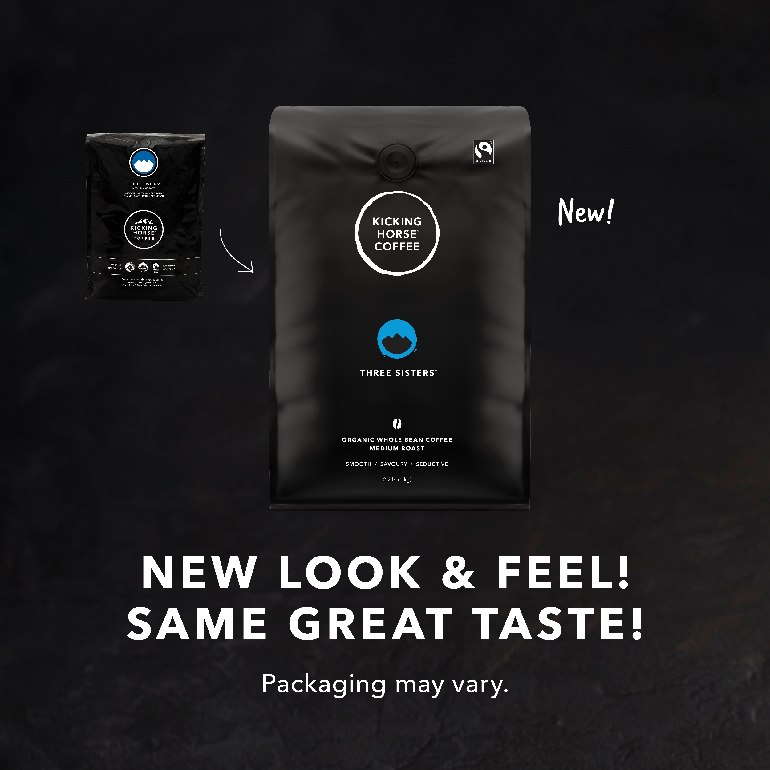 Kicking Horse Coffee, Three Sisters, Medium Roast, Whole Bean, 2.2 lb Bag thumbnail 4