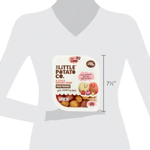 The Little Potato Company Microwave-Ready Savory Herb Potatoes, 1 lb Tray thumbnail 4