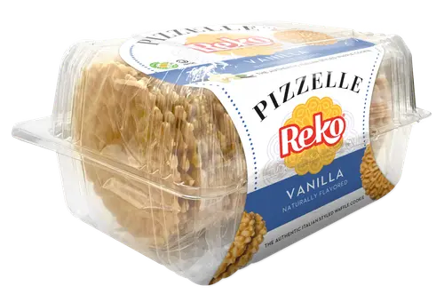Reko Pizzelle Vanilla Italian Waffle Cookie, 5.25 oz, 150g thumbnail 3