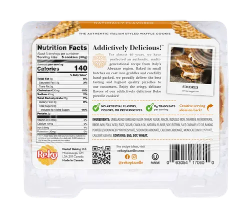 Reko Pizzelle Dulce de Leche, 5.25oz, 150g thumbnail 4
