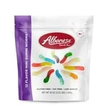 Albanese 12 Flavor Mini Gummi Worms, 36oz Resealable Bag, Family Size