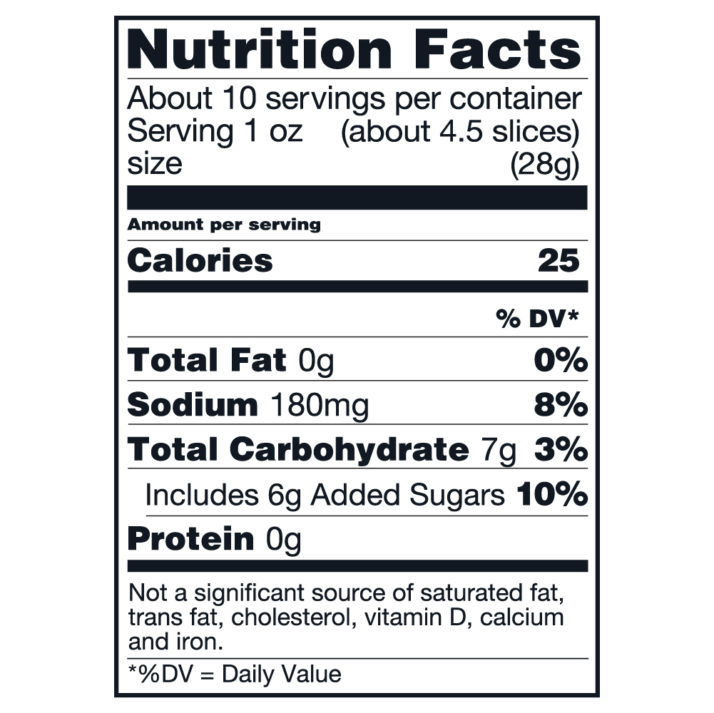 Wickle's, Pickle Chips Sweet and Spicy, 16 oz Jar thumbnail 2