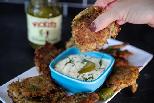 Wickle's, Pickle Chips Sweet and Spicy, 16 oz Jar thumbnail 4