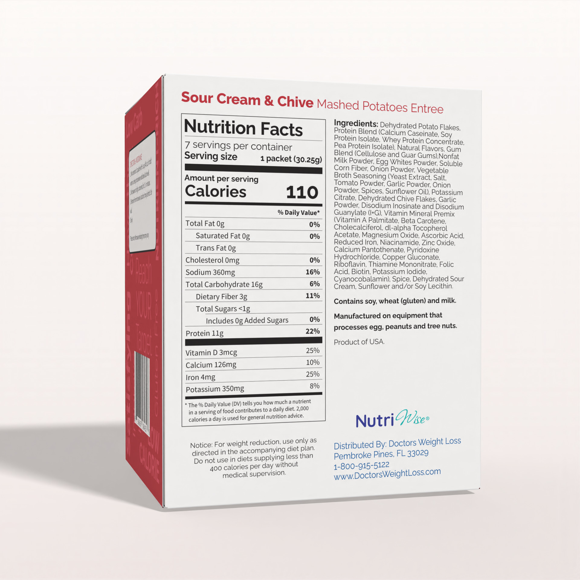 NutriWise Sour Cream  Chives Mashed Potatoes (7/Box) thumbnail 2