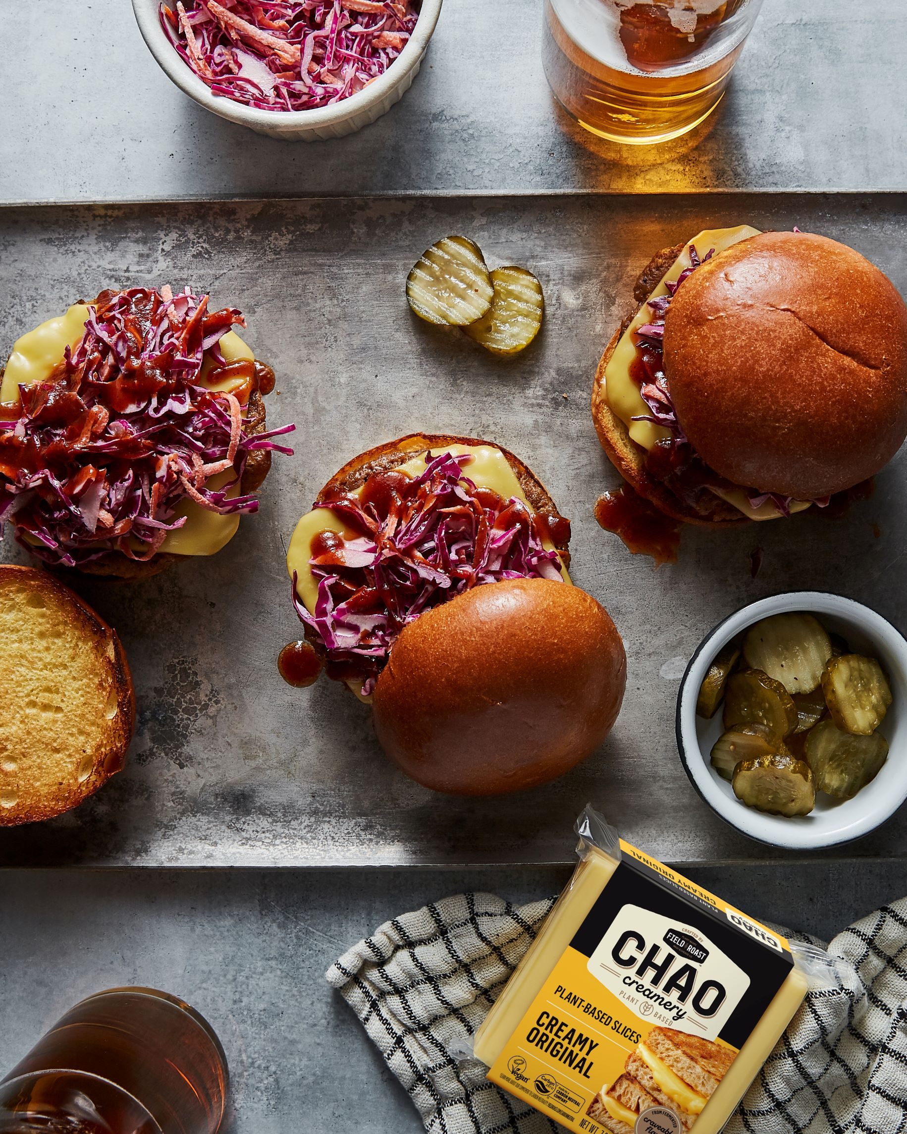 Field Roast Chao Creamery Vegan Slices, Creamy Original  7 oz thumbnail 4