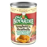 Chef Boyardee Spaghetti and Meatballs, Microwave Pasta, Canned Food, 14.5 oz