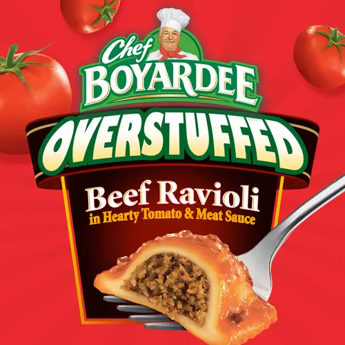 Chef Boyardee Overstuffed Beef Ravioli, 15 oz. thumbnail 2