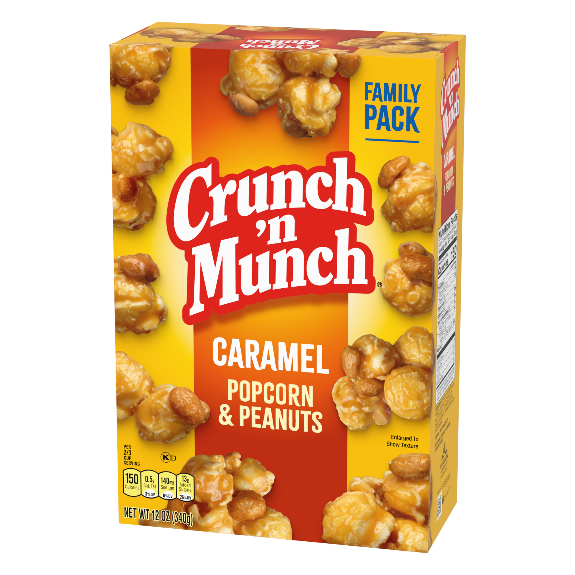 CRUNCH 'N MUNCH Caramel Popcorn with Peanuts, 12 oz. thumbnail 3