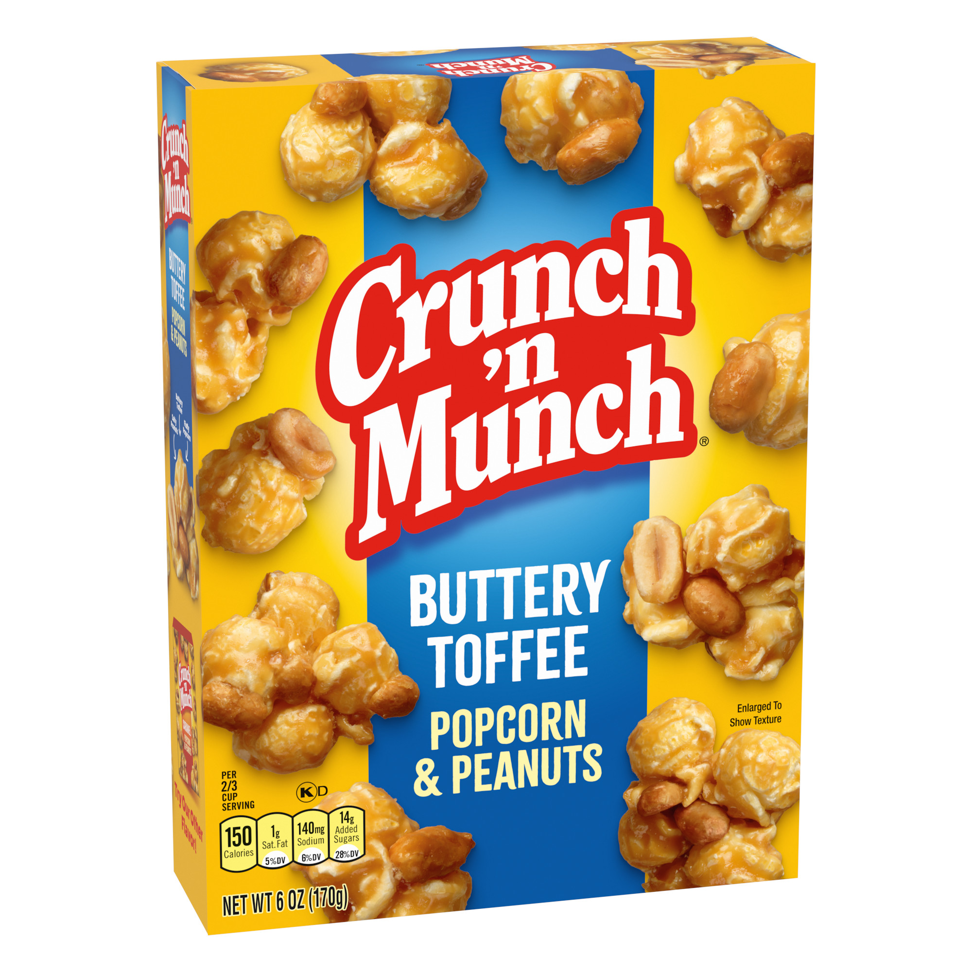 Crunch 'n Munch Buttery Toffee Popcorn with Peanuts, 6 oz. thumbnail 2