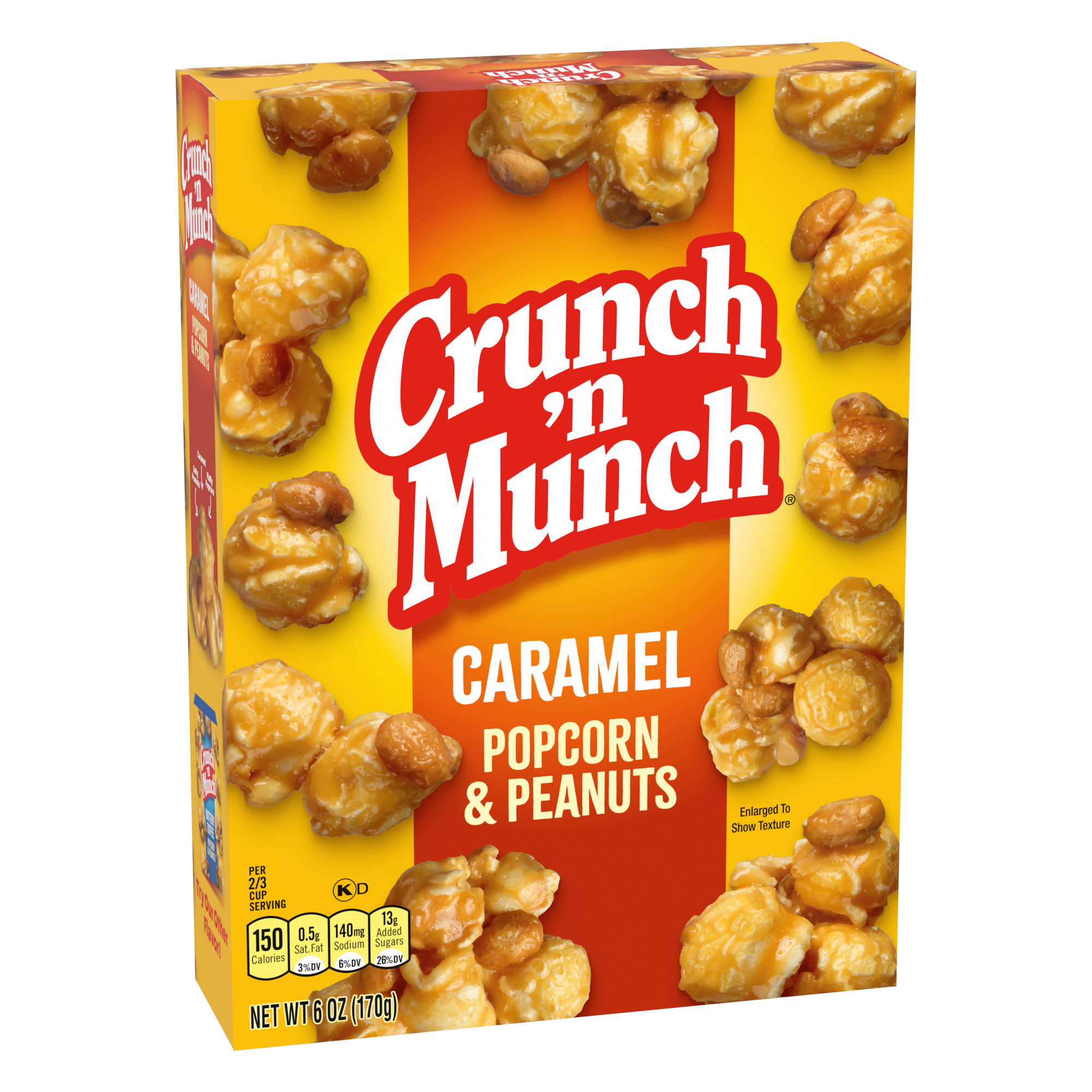 Crunch 'n Munch Caramel Popcorn with Peanuts, 6 oz. thumbnail 2