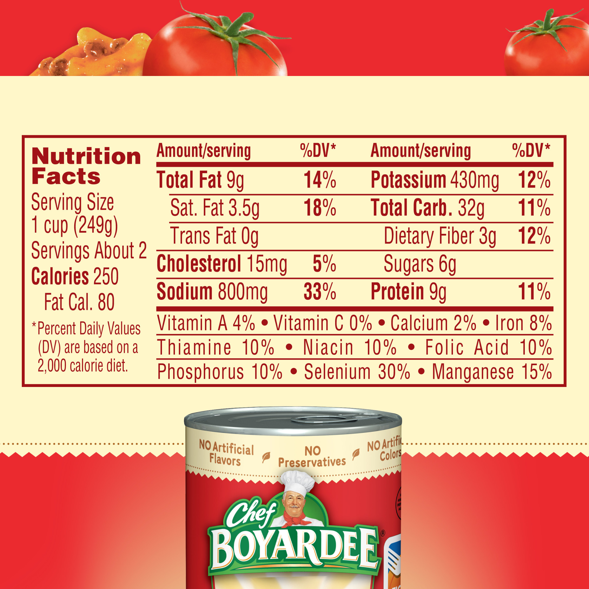 Chef Boyardee Beefaroni Beef Macaroni, Microwave Pasta, 4 Pack, 15 oz thumbnail 2