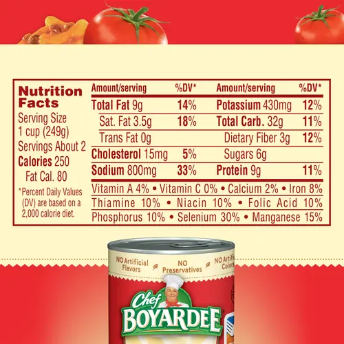 Chef Boyardee Beefaroni Beef Macaroni, Microwave Pasta, 4 Pack, 15 oz thumbnail 2