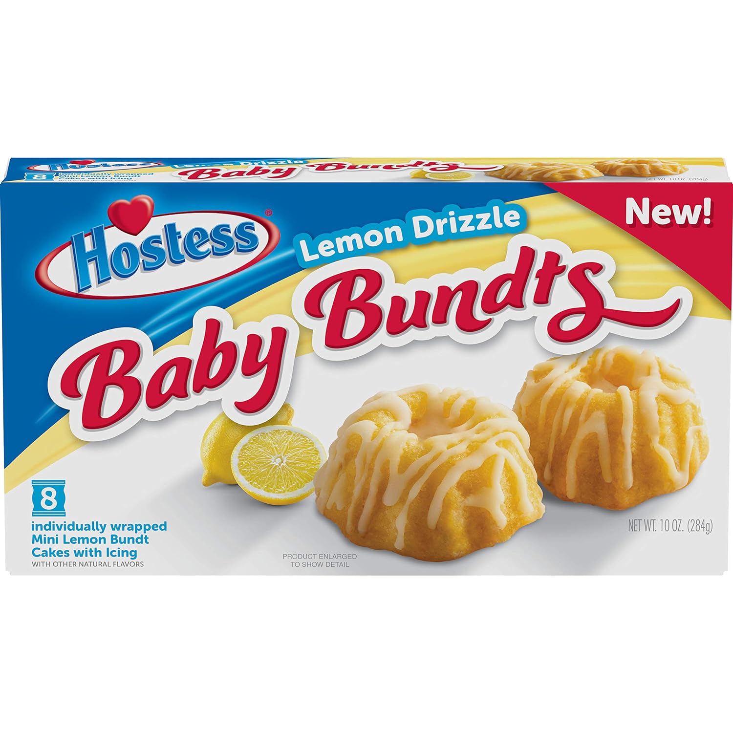 Baby Bundts, Lemon Drizzle, 8Count