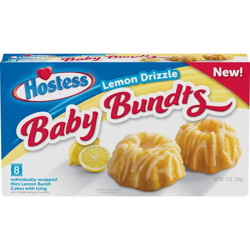 Baby Bundts, Lemon Drizzle, 8Count