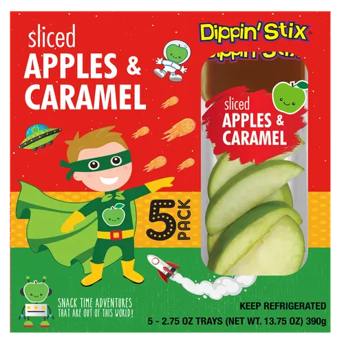 Dippin' Stix Sliced Apples & Caramel, 2.75 oz, 5 Count thumbnail 2