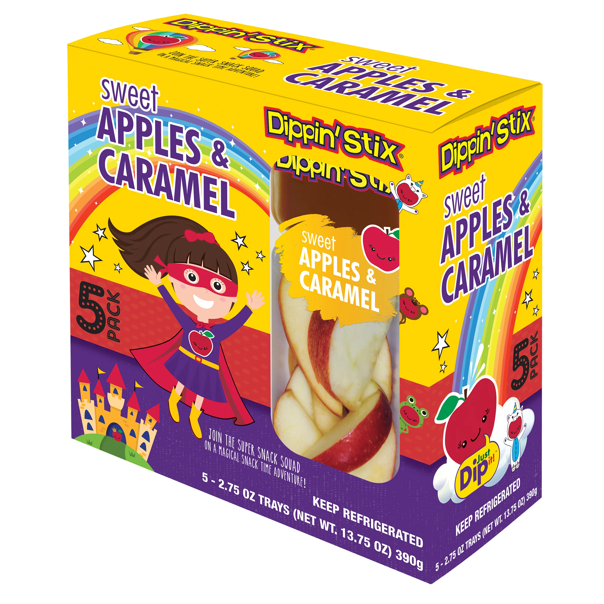 Dippin' Stix Sweet Apples & Caramel, 2.75 oz, 5 Count