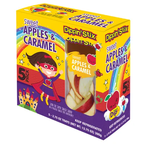 Dippin' Stix Sweet Apples & Caramel, 2.75 oz, 5 Count