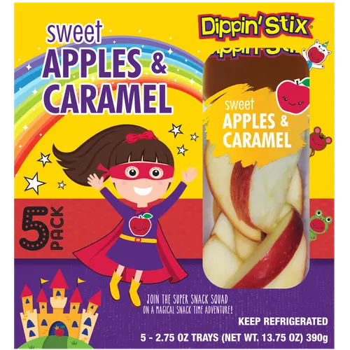 Dippin' Stix Sweet Apples & Caramel, 2.75 oz, 5 Count thumbnail 2