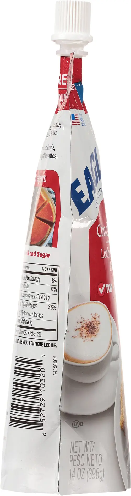 Eagle Brand Sweetened Condensed Milk, 100% US Milk, Gluten Free, 14 fl oz Resealable Pouch thumbnail 3