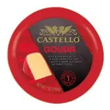 Castello Gourmet Gouda Cheese, Wax Round, 7 oz