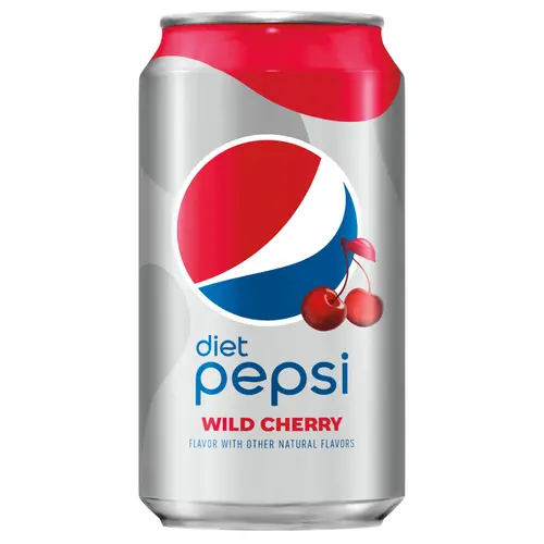 Diet Pepsi Wild Cherry Soda 12oz Cans, 36 Units