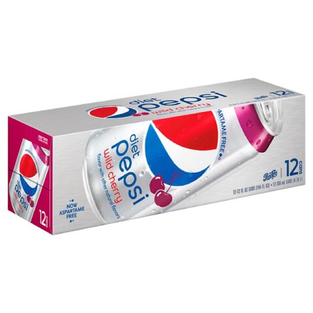 Diet Pepsi Wild Cherry Soda 12oz Cans, 36 Units thumbnail 3