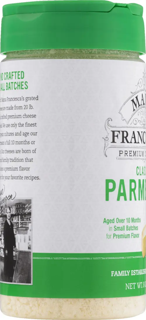 Mama Francesca Classic Parmesan Cheese, 8 oz Shaker thumbnail 4
