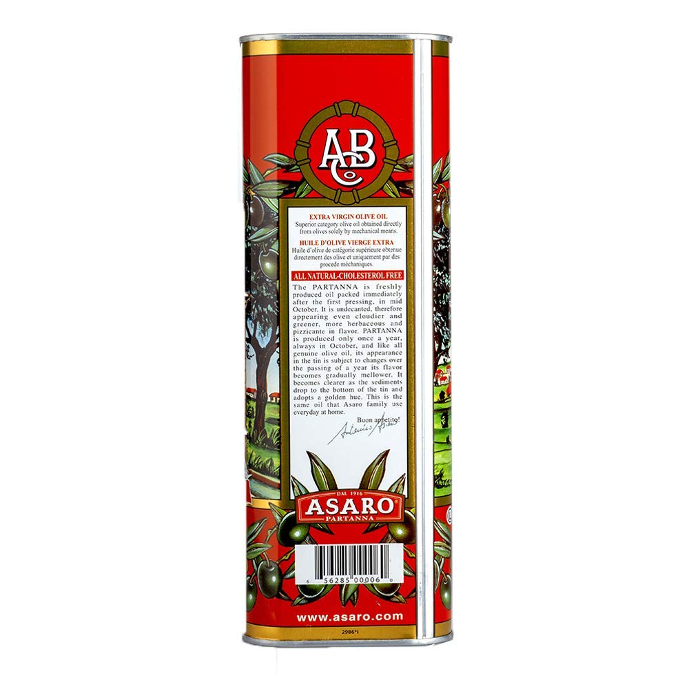 Partanna Robust Extra Virgin Olive Oil - Premium Castelvetrano Oil - Harvested in Sicily - Pure Authentic Italian - Monovarietal thumbnail 2