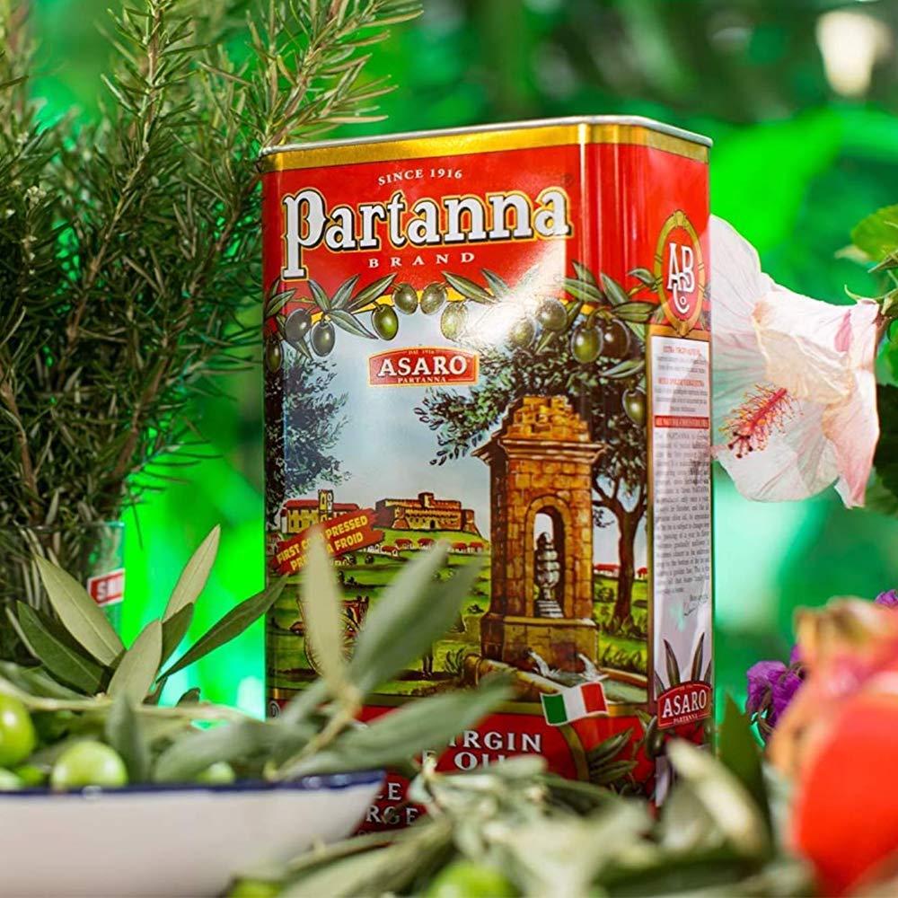 Partanna Robust Extra Virgin Olive Oil - Premium Castelvetrano Oil - Harvested in Sicily - Pure Authentic Italian - Monovarietal thumbnail 3