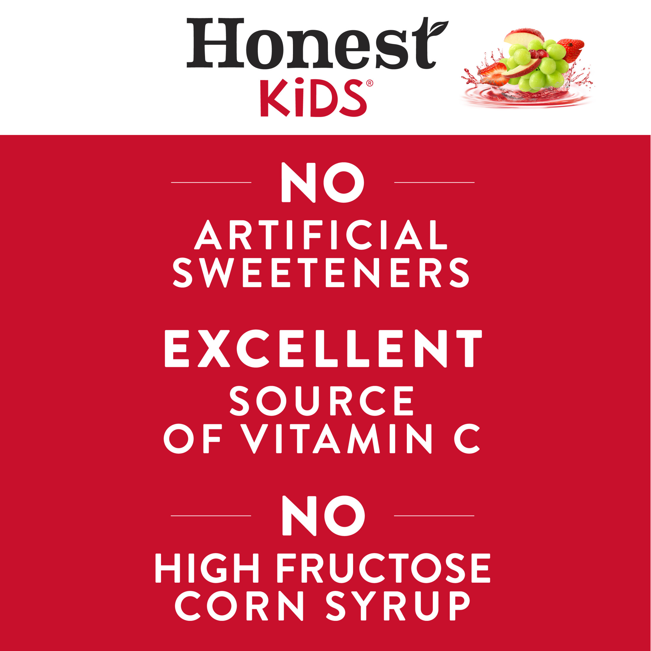 Honest Kids Organic Super Fruit Punch Juice, 6 fl oz, 8 Juice Boxes thumbnail 4