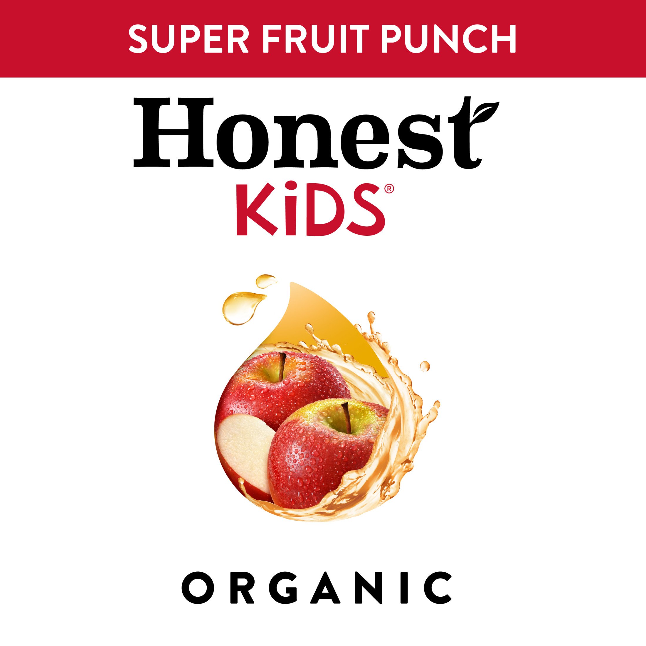 Honest Kids Organic Super Fruit Punch Juice, 6.75 fl oz, 8 Pouches thumbnail 4