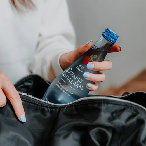 Clearly Canadian, Sparkling Water, Wild Cherry 11 oz thumbnail 3