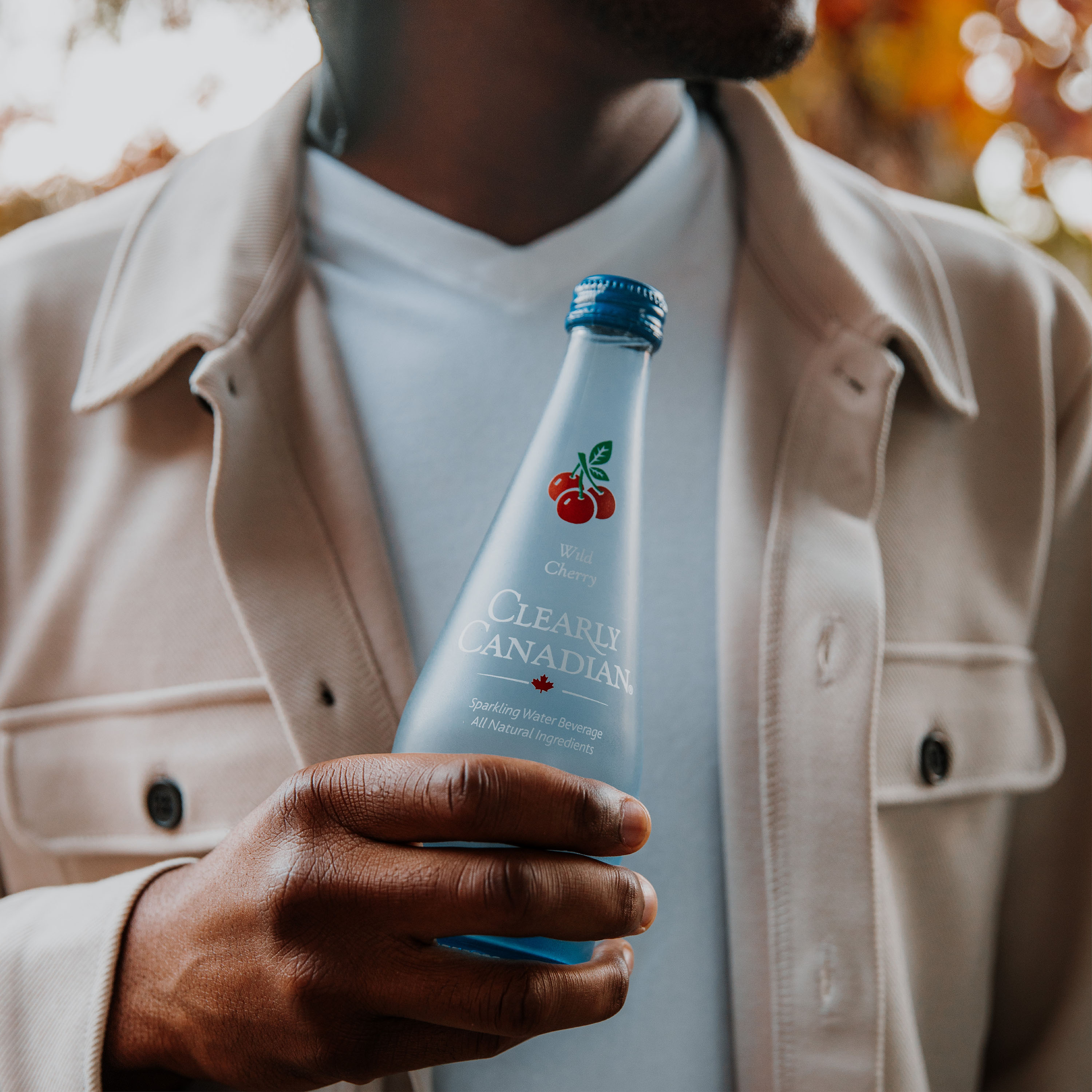 Clearly Canadian, Sparkling Water, Wild Cherry 11 oz thumbnail 4