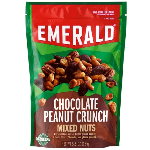 Emerald Nuts, Chocolate Peanut Crunch Mixed Nuts, 5.5 oz (Pack of 2) thumbnail 2