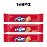 Nutter Butter Peanut Butter Sandwich Cookies for Snack Time, 1.9 Oz, 3 Mini Pack of Cookies