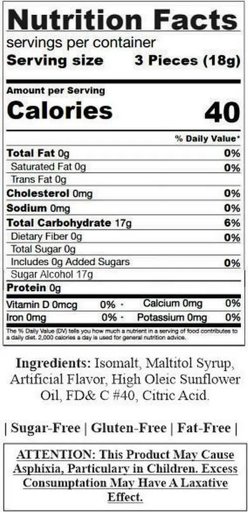 SweetGourmet Sugar-Free Cinnamon Discs  Arcor Bulk Hard Candy | 1 Pound thumbnail 3